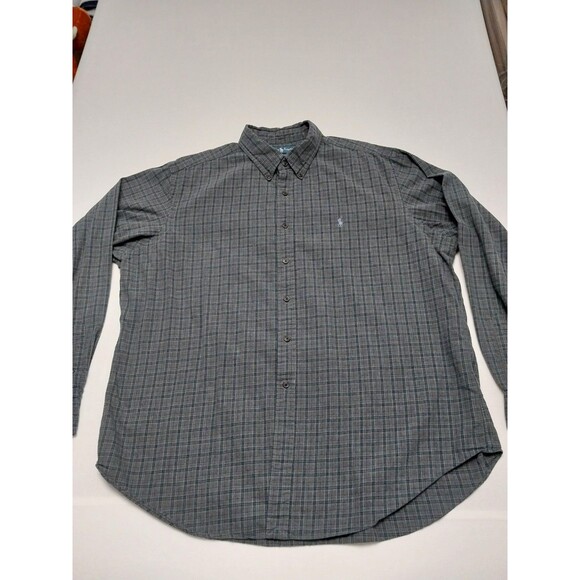 Men’s s Ralph Lauren shirt, 2XL, Classic Fit, Grey, Navy - Picture 11 of 16